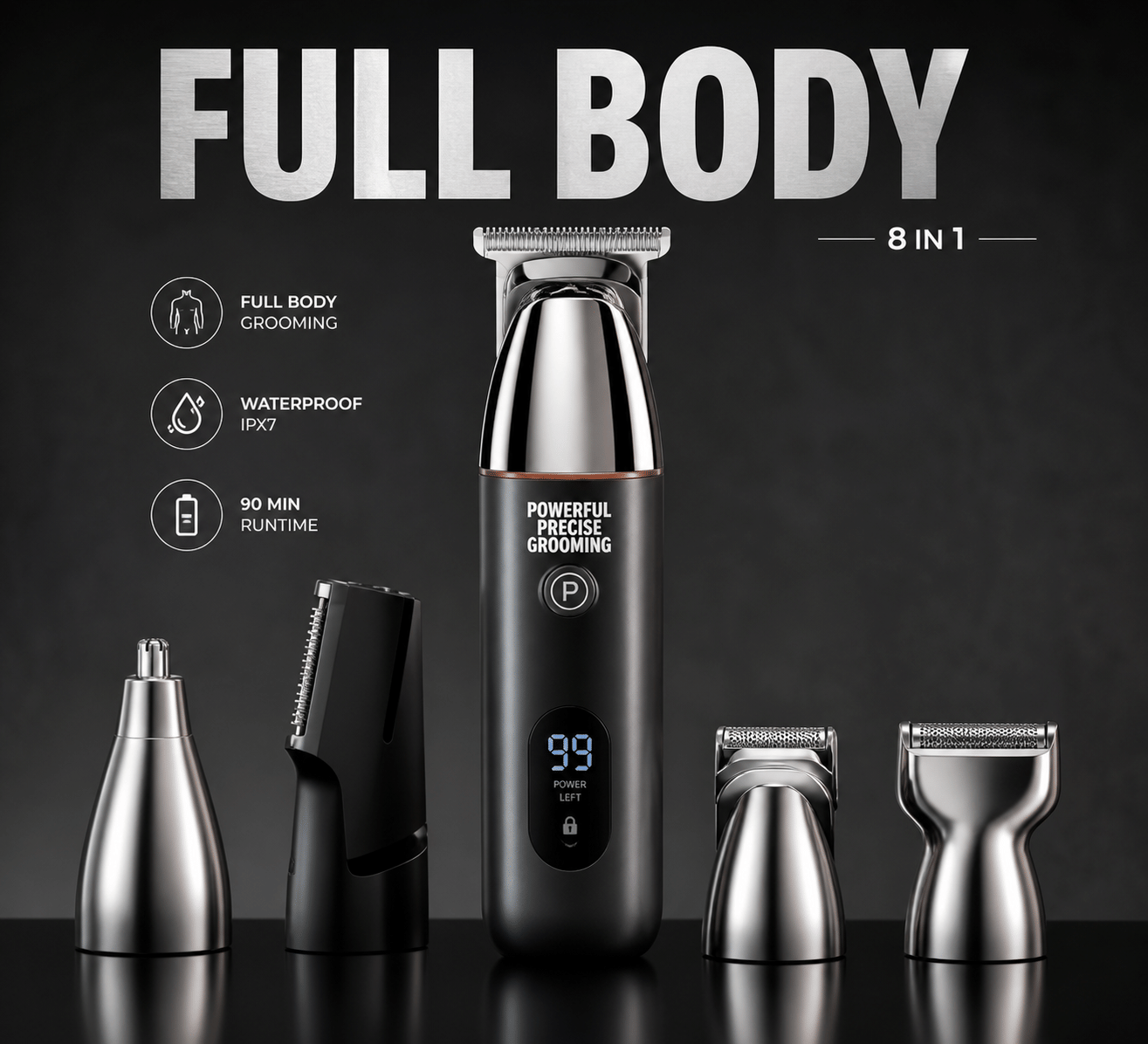 Bombay Shaving Company Power Groomer Full Body Trimmer