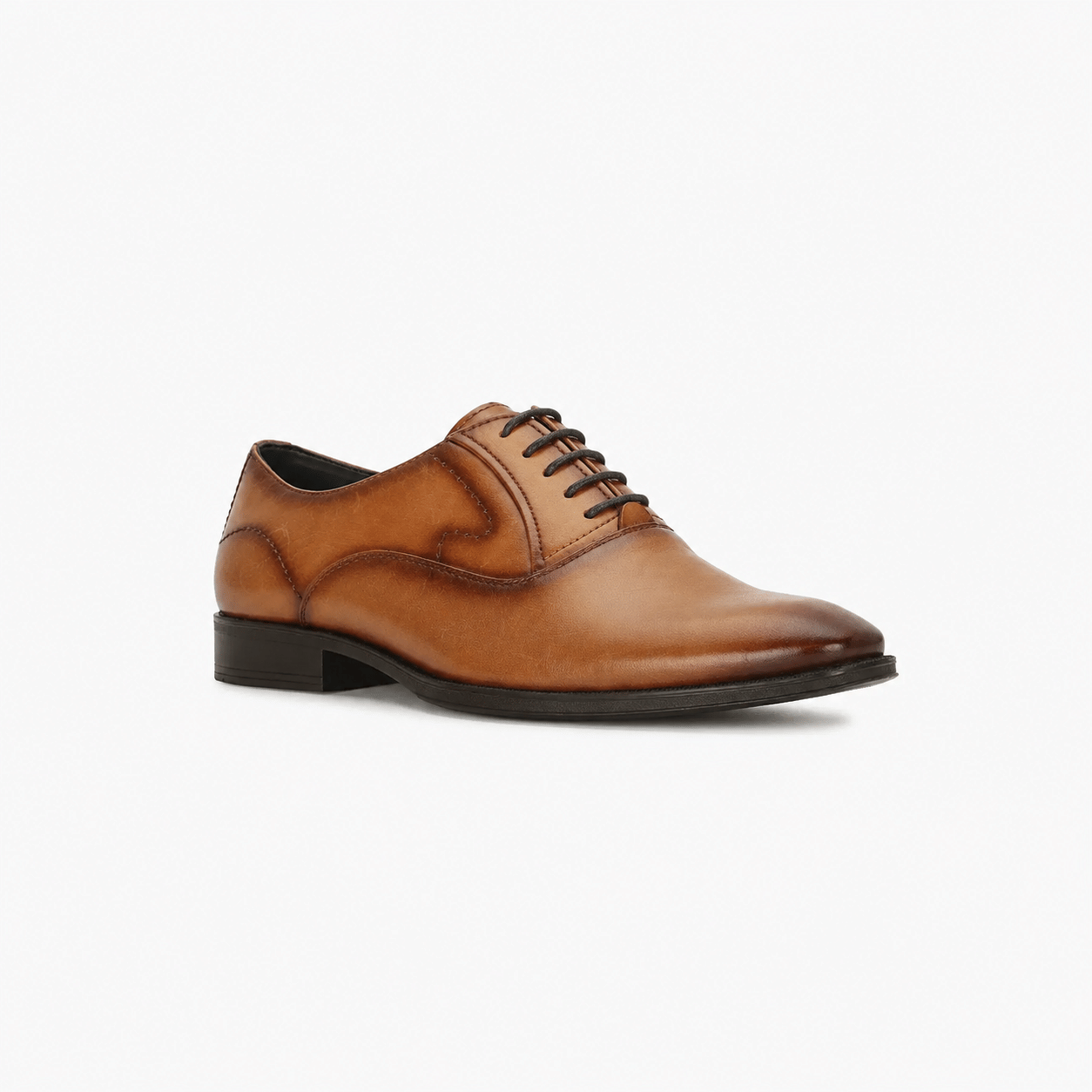 Bata Red Label brown leather Oxford office shoes — illustrative imagery