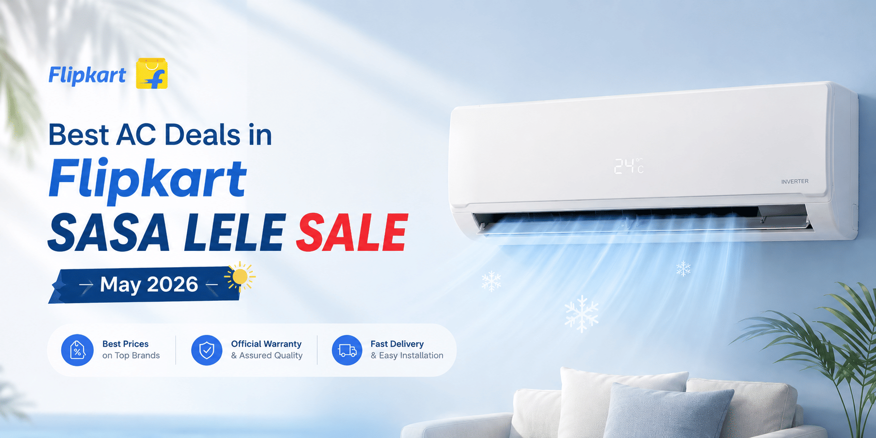 best ac deals in flipkart sasa lele sale may 2026