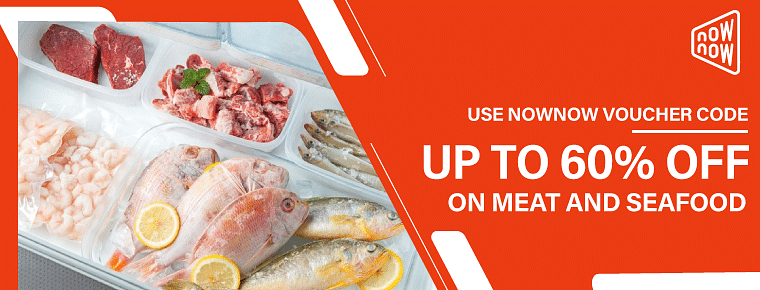 Up To 60% On Meat And Seafood