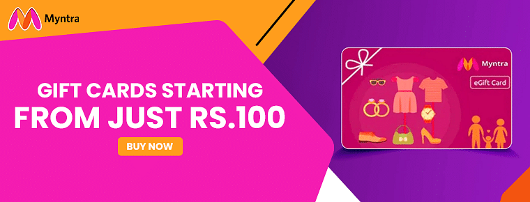 Buy Myntra Gift Card Online | Emailed Instantly | Dundle (IN)