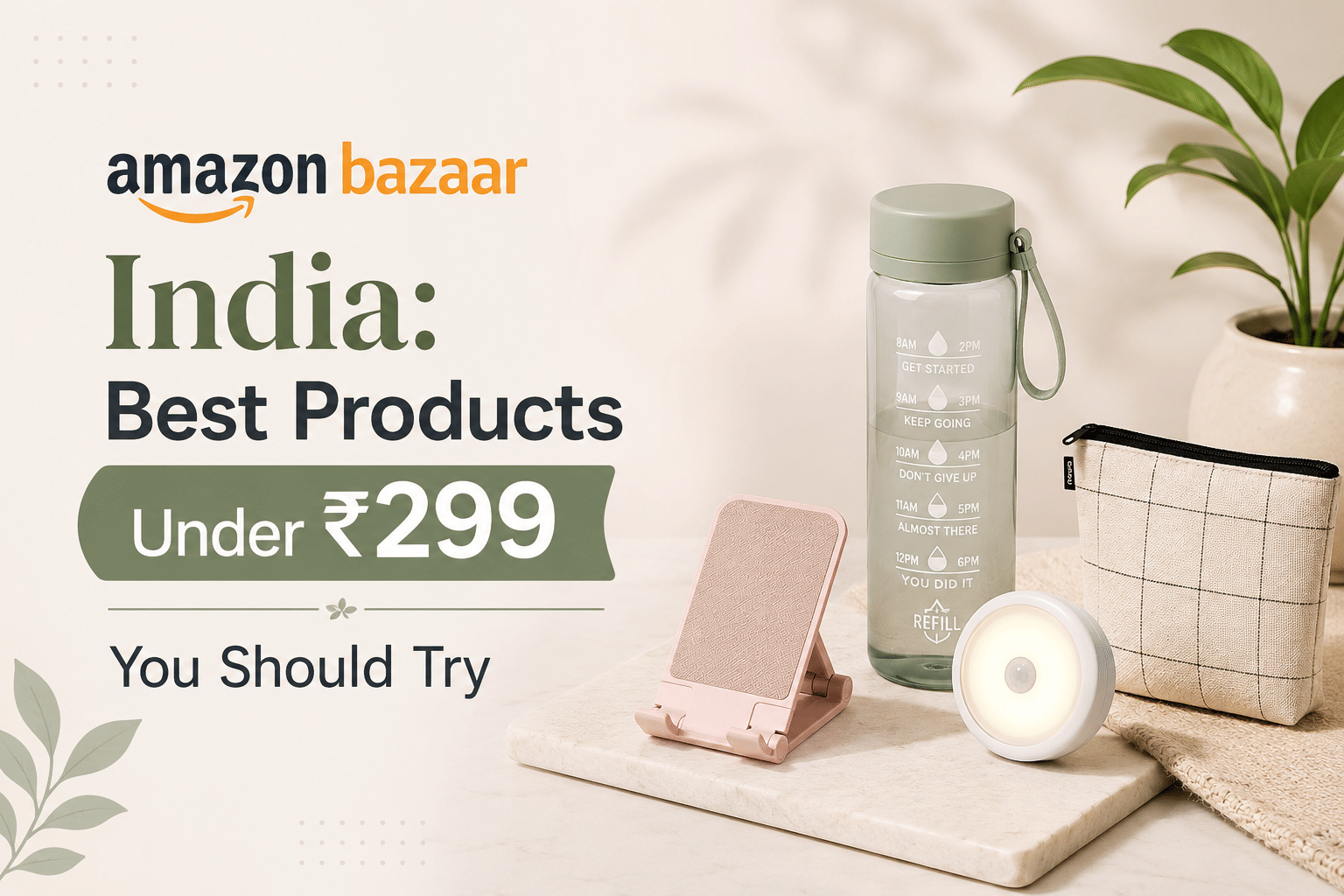 amazon bazaar india best products under ₹299 your should try
