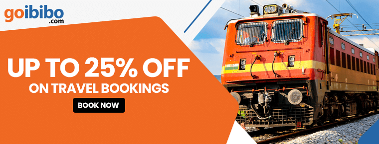 Goibibo Train Coupons | Get Up To 25% Off On Train Ticket Bookings