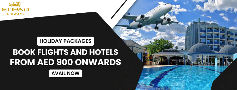 Book flight and hotels from AED 900 onwards