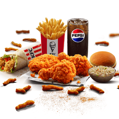 KFC Cheetos Crunchin’ Cheese Dinner Twist