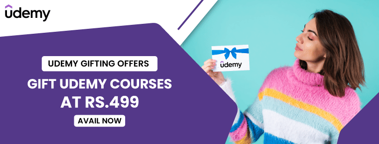 Gift Udem courses at rs. 499