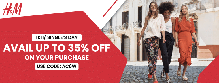 H&M UAE Sale On 11:11/ Single’s Day