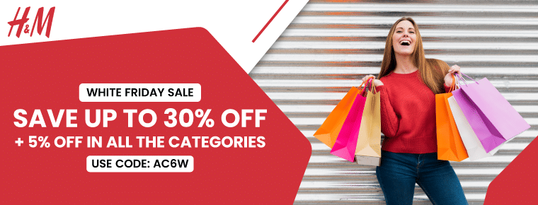 H&M White Friday Sale