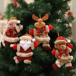 Christmas Decorations,4 Pack Xmas Tree Decorations Christmas Ornaments
