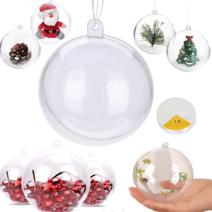Uhat DIY Acrylic Fillable Baubles