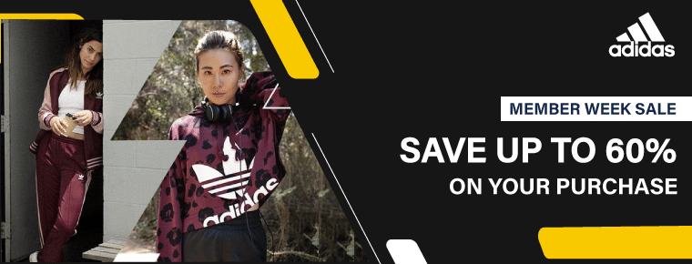 Save Up to 60% on Adidas Member Week Sale