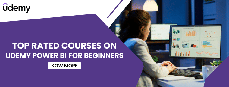 Top Rated Courses On Udemy Power BI for Beginners