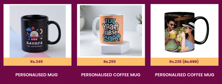 Personalised Mugs In Friendship Day Sale
