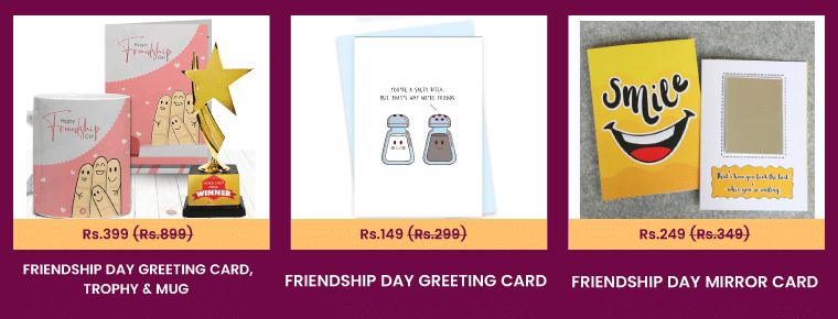 Cards On Friendship Day Sale