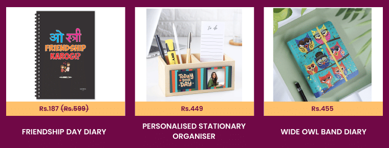Friendship Day Offers On Stationeries
