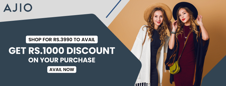 Get rs. 1000 discount on your purchase