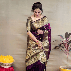 Kanjivaram Silk Blend Saree