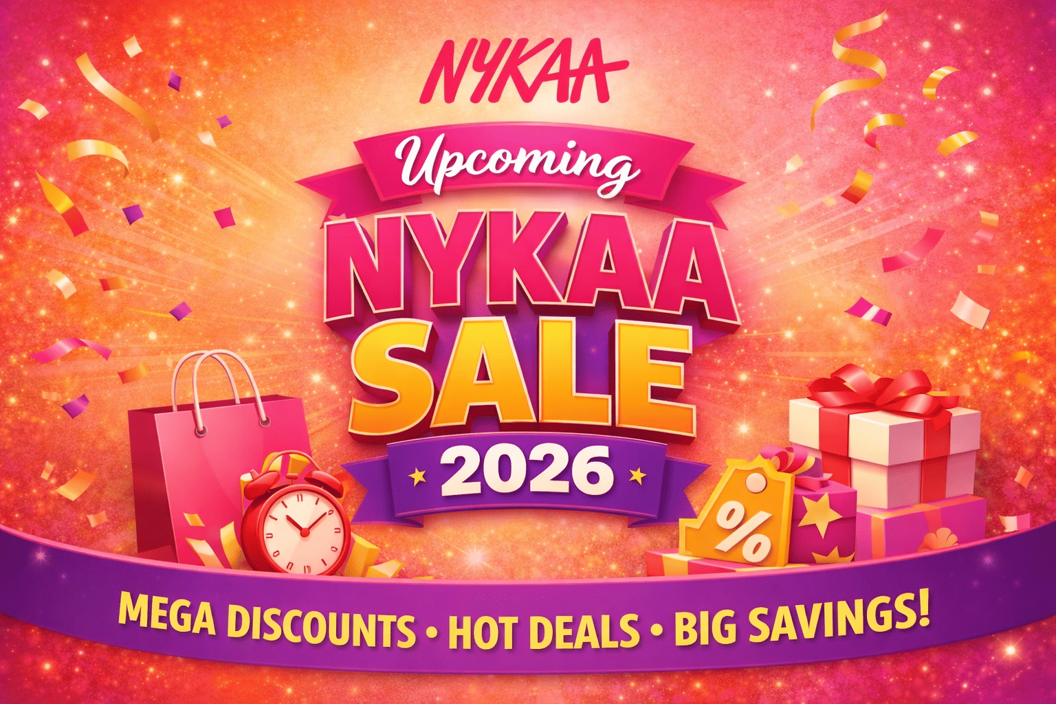 nykaa upcoming sales 2026