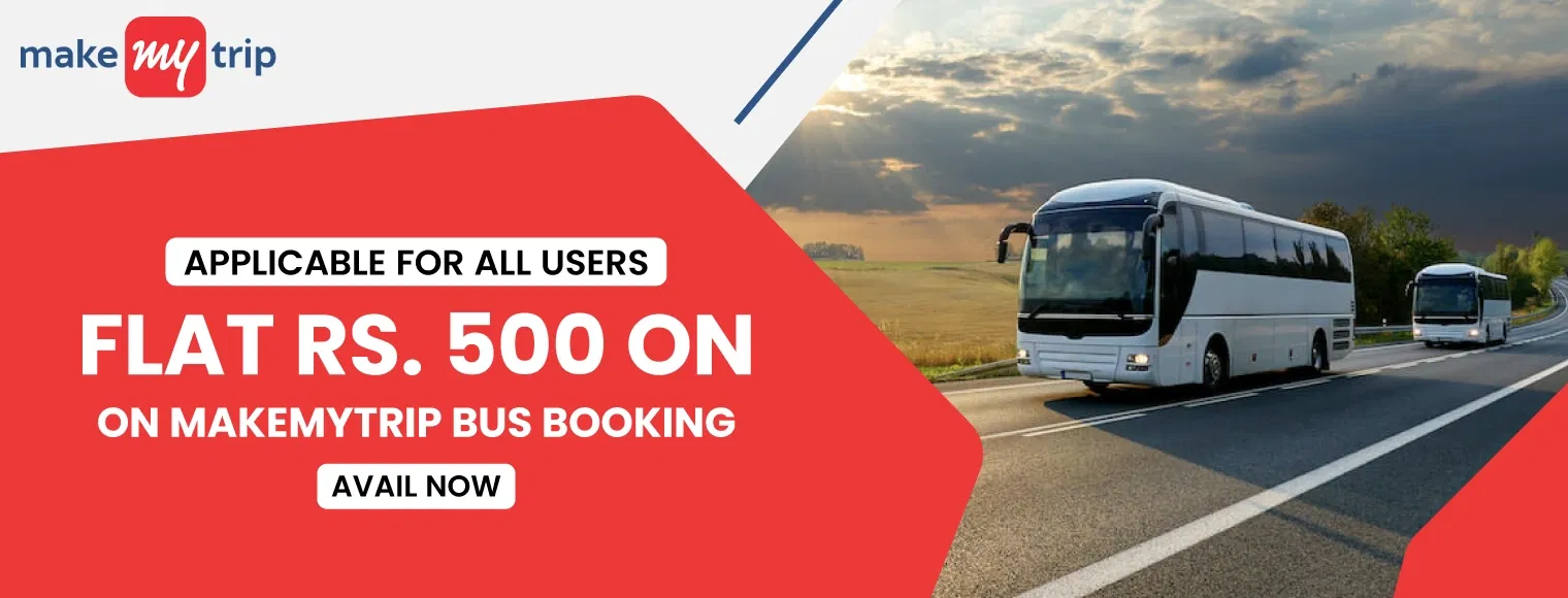 Flat rs. 500 Off on MakeMyTrip Bus booking