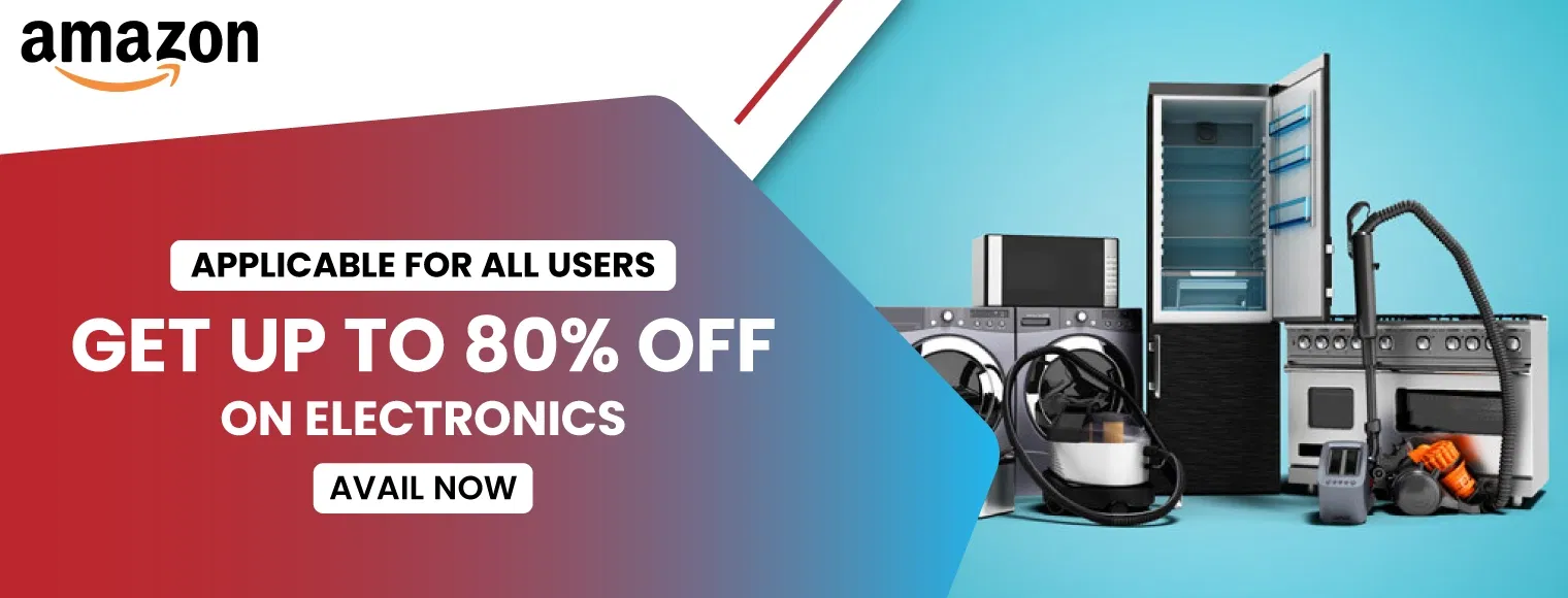 Get up to 80% off on electronics
