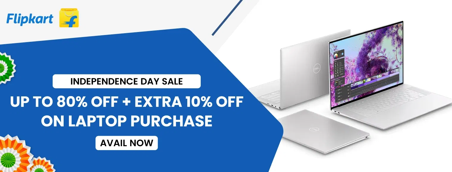 Independence Day Laptop Offers On Flipkart | Up To 80% Off + Extra 10% Off