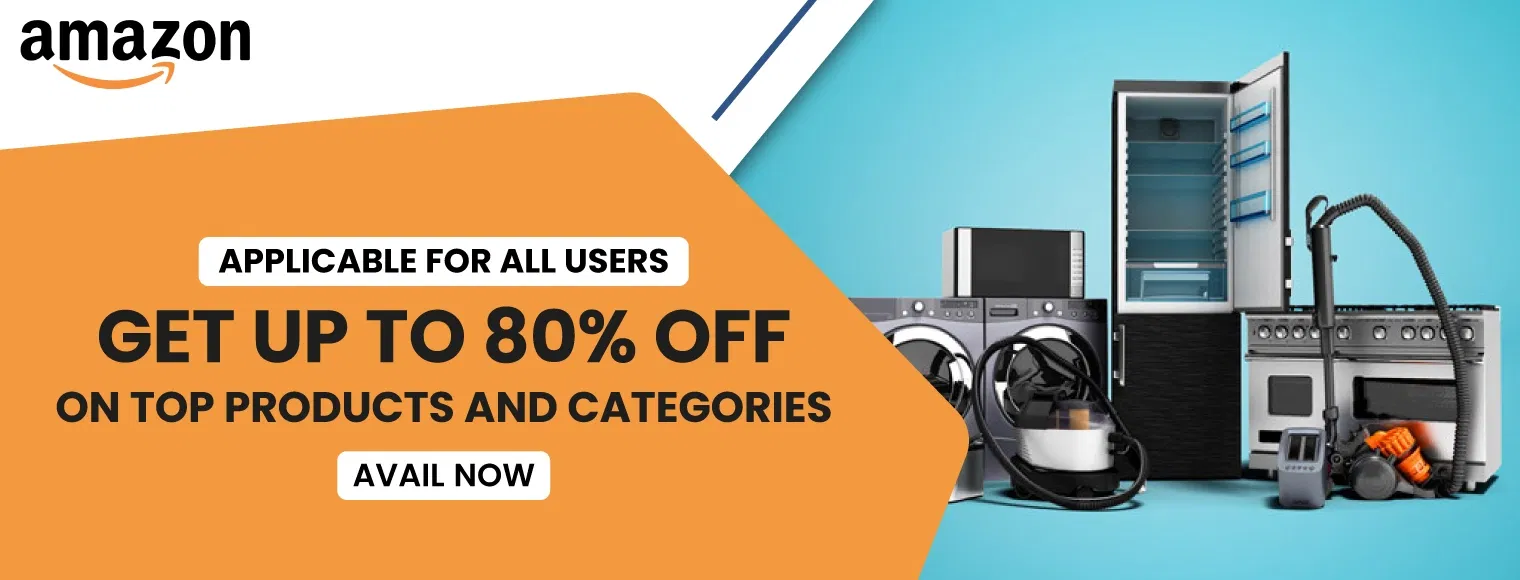 Up to 80% off on top products and categories with Amazon Great Freedom Festival Sale