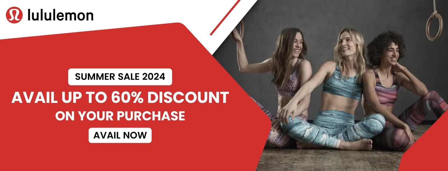 Avail up to 60% discount on your purchase with Lululemon Summer Sale 2024
