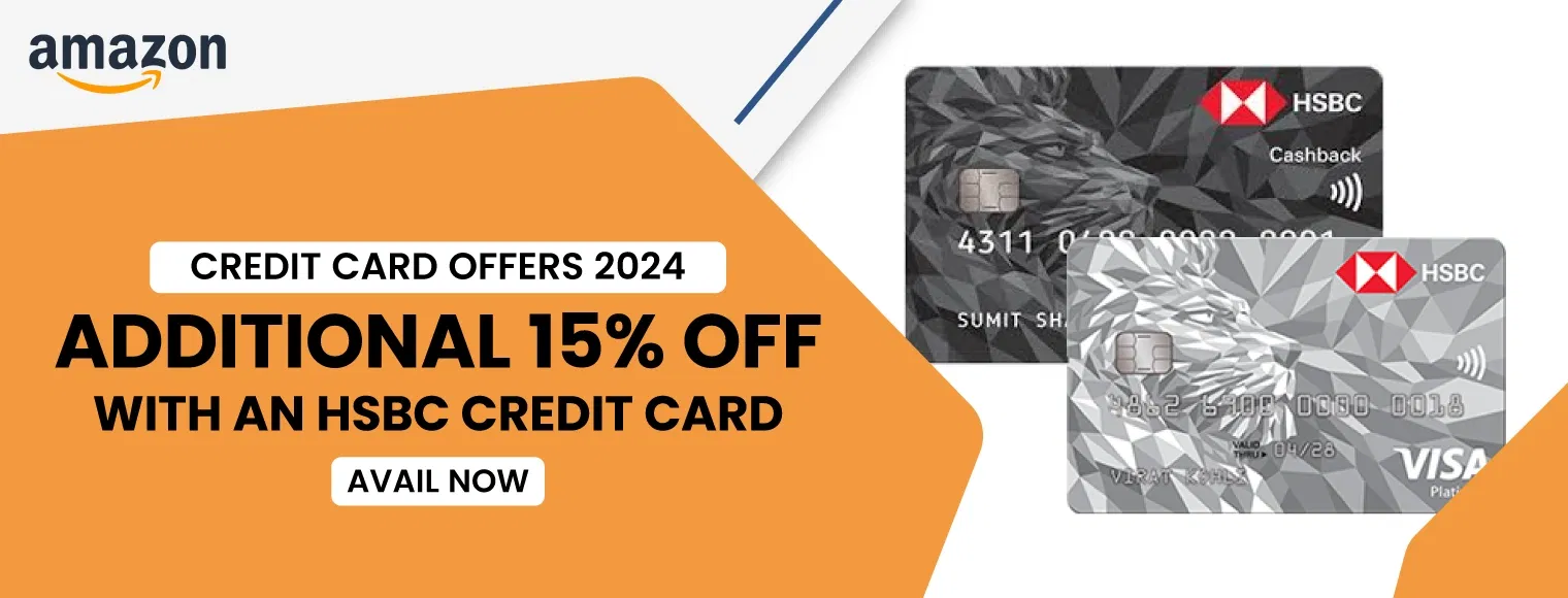 Additional 15% off with an HSBC Credit Card