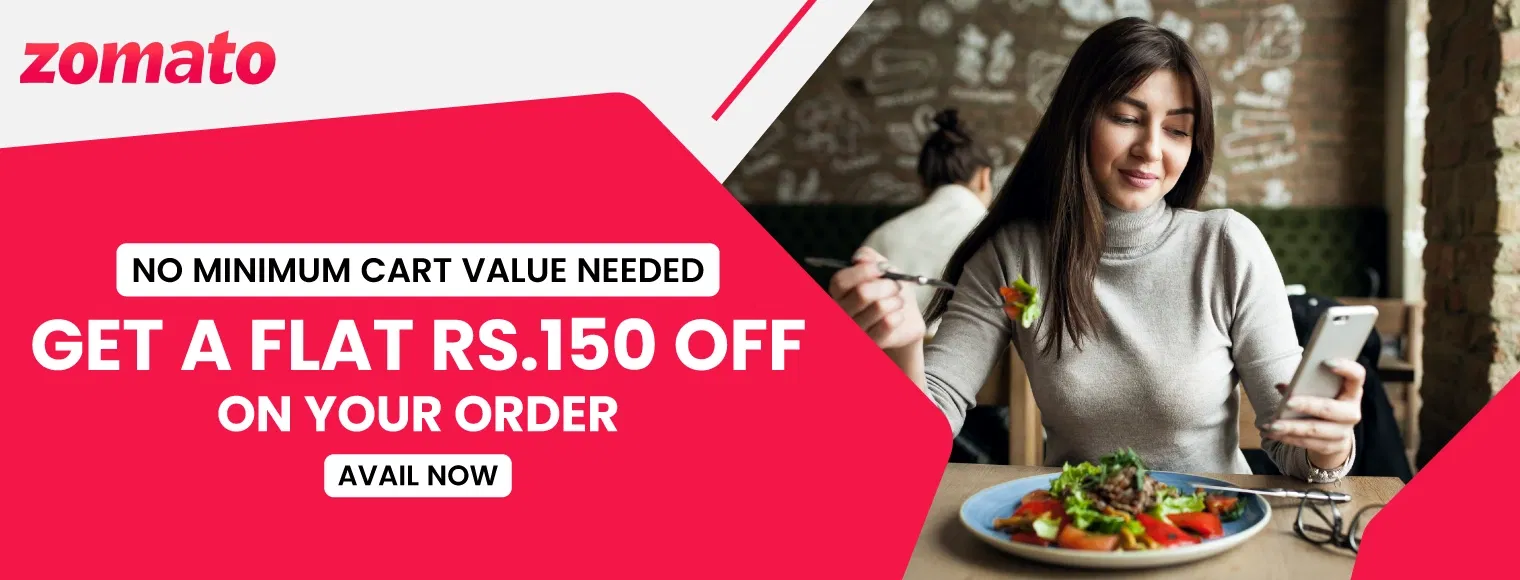 Save Flat Rs.150 With Zomato Coupon Code