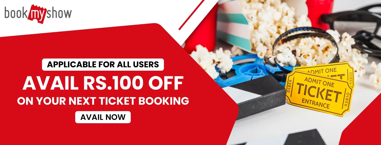 Avail Rs.100 Off On Your Next Ticket Booking