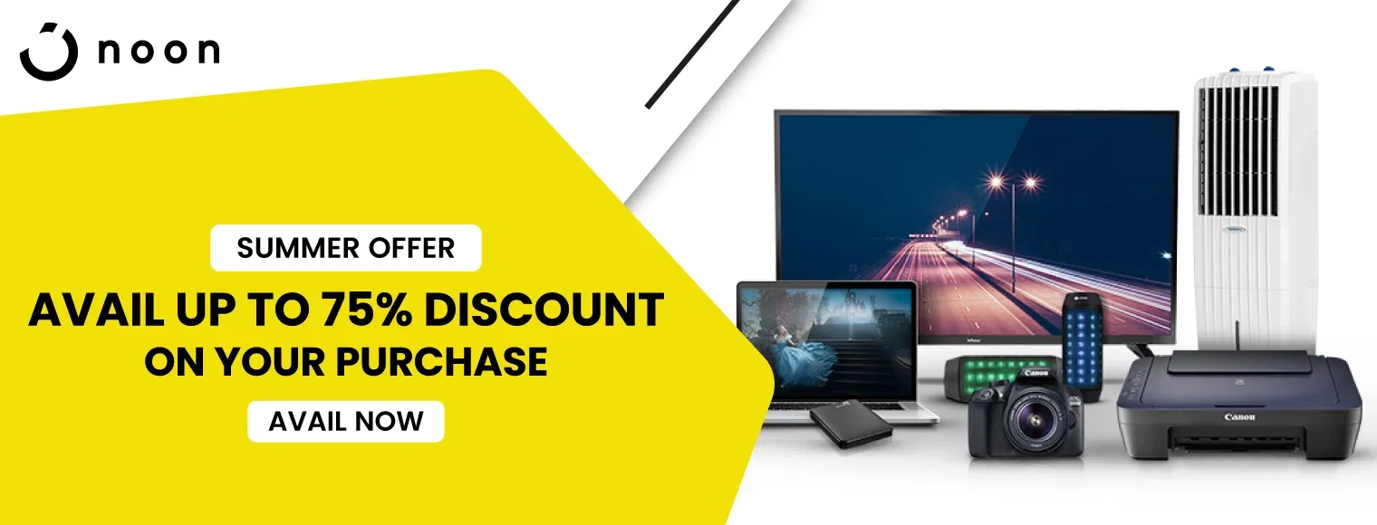 Avail up to 75% discount on your purchase with Noon Summer Sale 2024