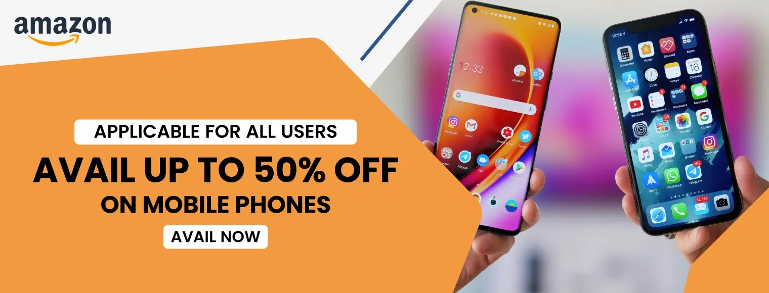 Avail up to 50% off on mobile phones