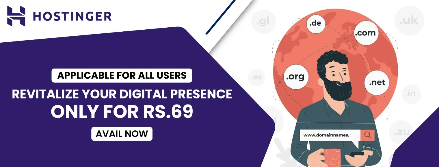 Revitalize your digital presence only for rs.69