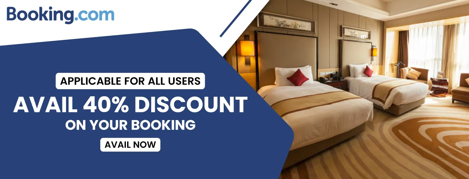 Avail 40% discount on your booking with Booking.com