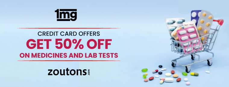 1mg Credit Card Offers (July 2021) : Get 50% Off On Medicines And Lab Tests
