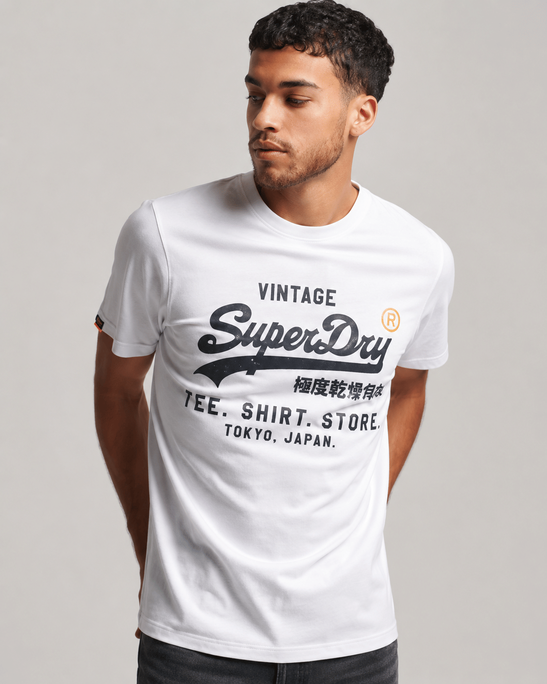 Superdry Casual T-Shirt Men Navy