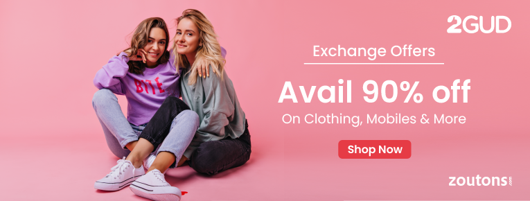 2GUD Exchange Offers: Avail Up To 90% On Clothing, Mobiles & More