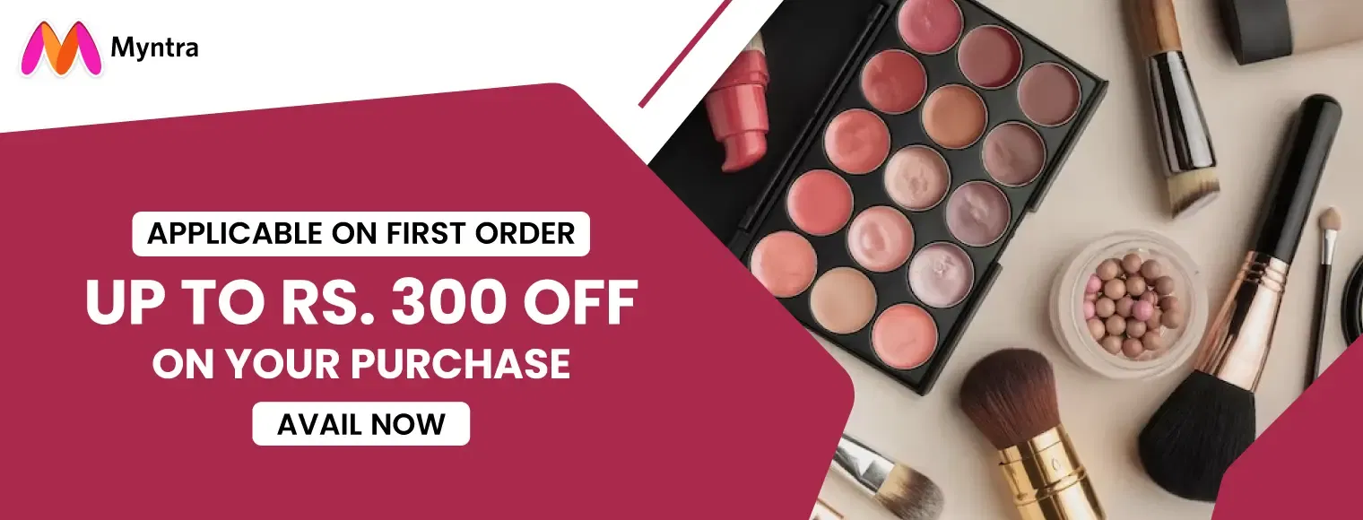 Up to rs. 300 off on your purchase with Myntra First Order Coupon