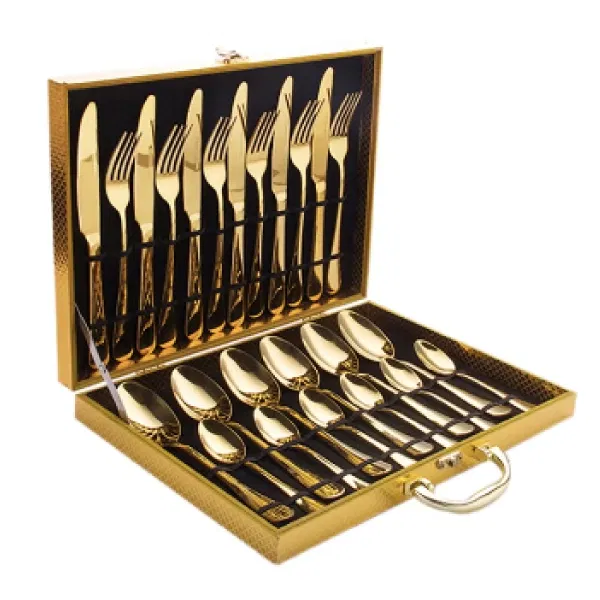 24-Piece Stainless Steel Cutlery Set