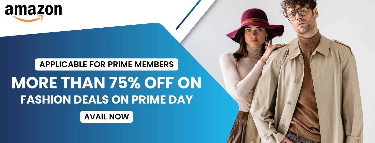 Get up to 75% off on fashion deals on prime day
