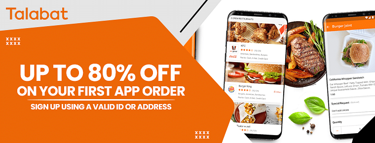2. Talabat First Time Order Discount: Save 20% on Your First Order - wide 5