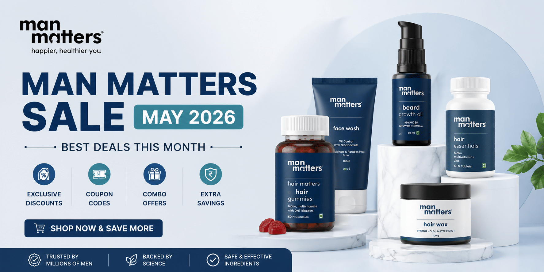 Man Matters Sale May 2026: Best Deals This Month