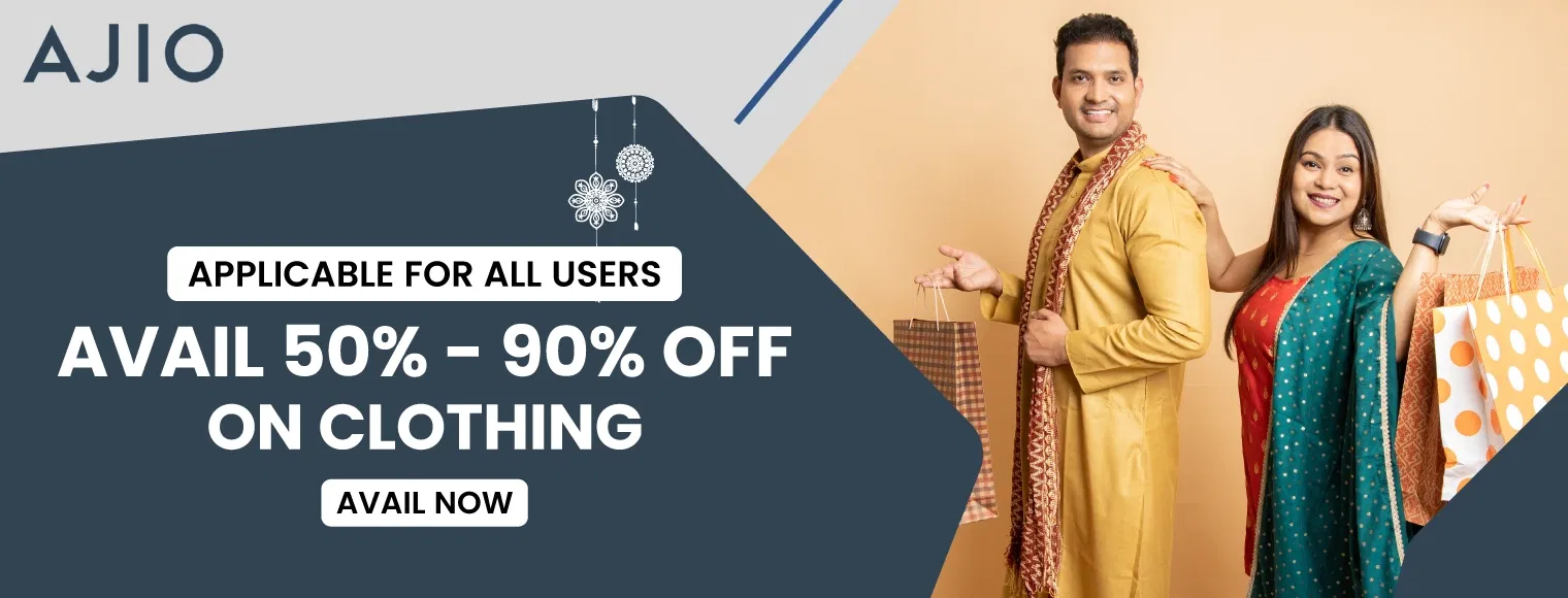 Ajio Raksha Bandhan Special Offer On Clothing | 50% - 90% Off