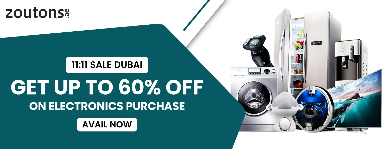 Get up to 60% off on electronics purchase with 11:11 Sale Dubai