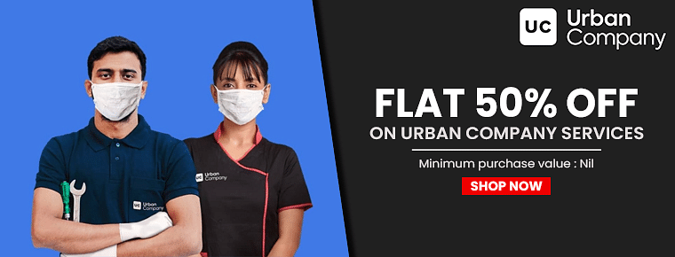 Urban Company Promo Code First Time User | March 2023 : Enjoy Rs. 300 Off  Across All Services