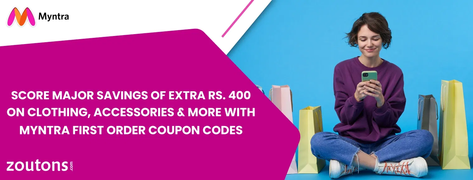 Myntra First Order Coupon Codes Extra Rs. 300 Off On Shopping