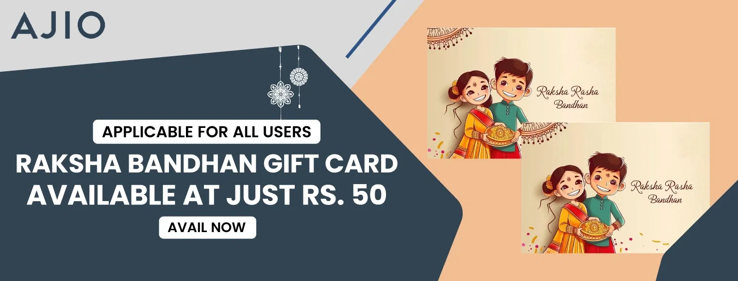 Raksha Bandhan Gift card available at just rs. 50