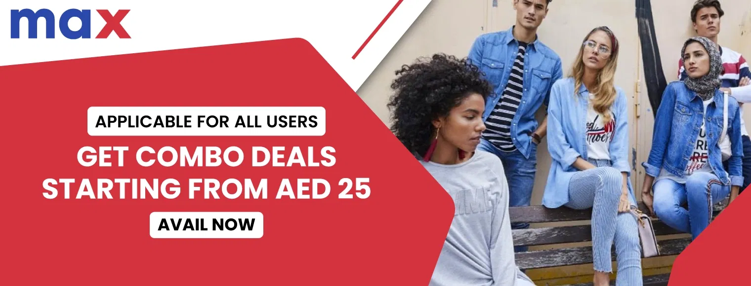 Get combo deals starting from AED 25 on Max Fashion Summer Sale 2024