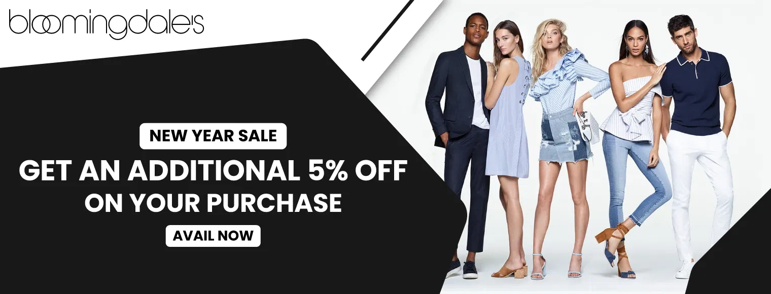 Get an additional 5% off on your purchase with Bloomingdales New Year Sale 2024
