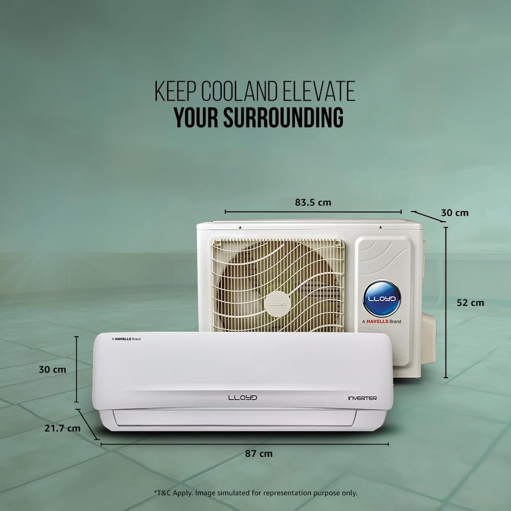 Lloyd 1 Ton 3 Star Inverter Split AC